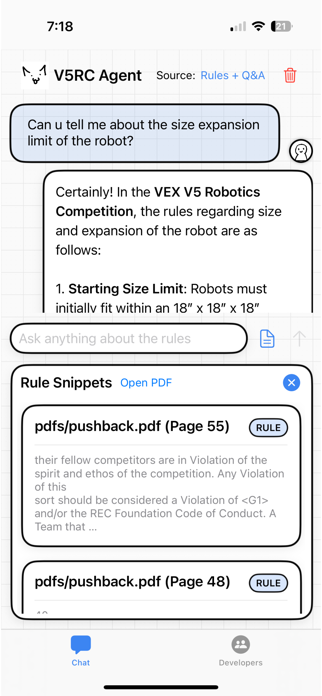 V5RC Agent Screenshot 2 of 3