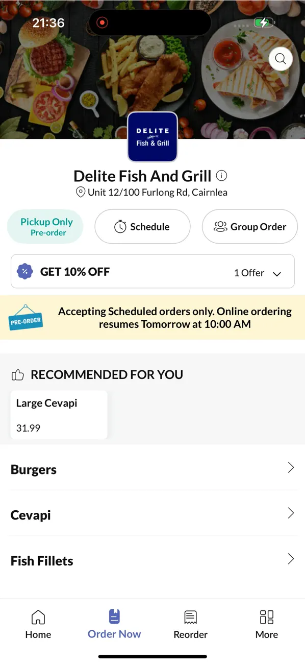 Screenshot #2 pour Delite Fish And Grill