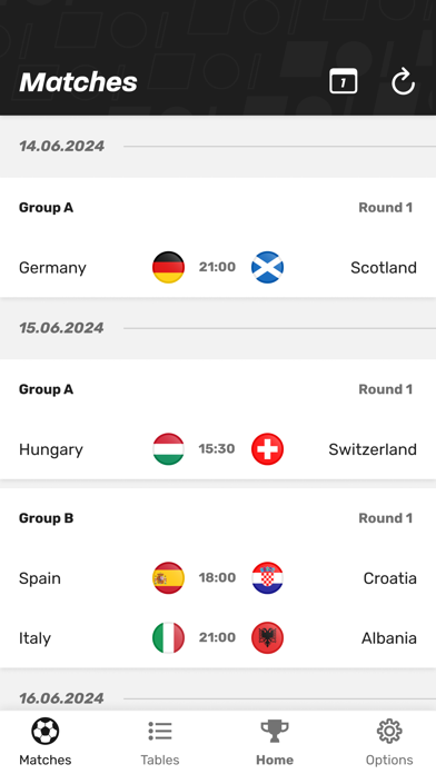 European Championship App 2024 Screenshot