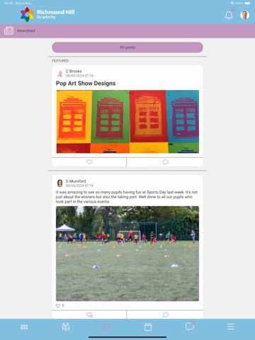 The Richmond Hill Academy iPad screenshot