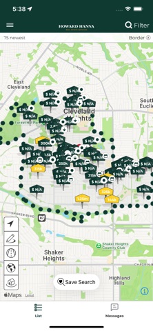 Howard Hanna Real Estate iPhone screenshot
