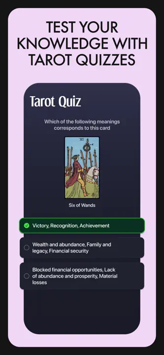 Learn Tarot: Screenshot 8 von 9
