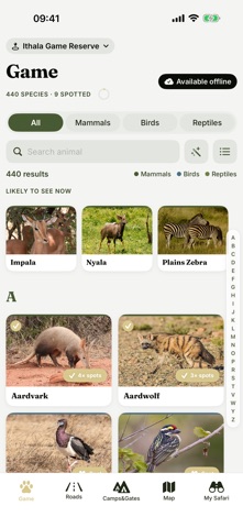 Ithala Safari: Map & Guide Screenshot 2 of 10