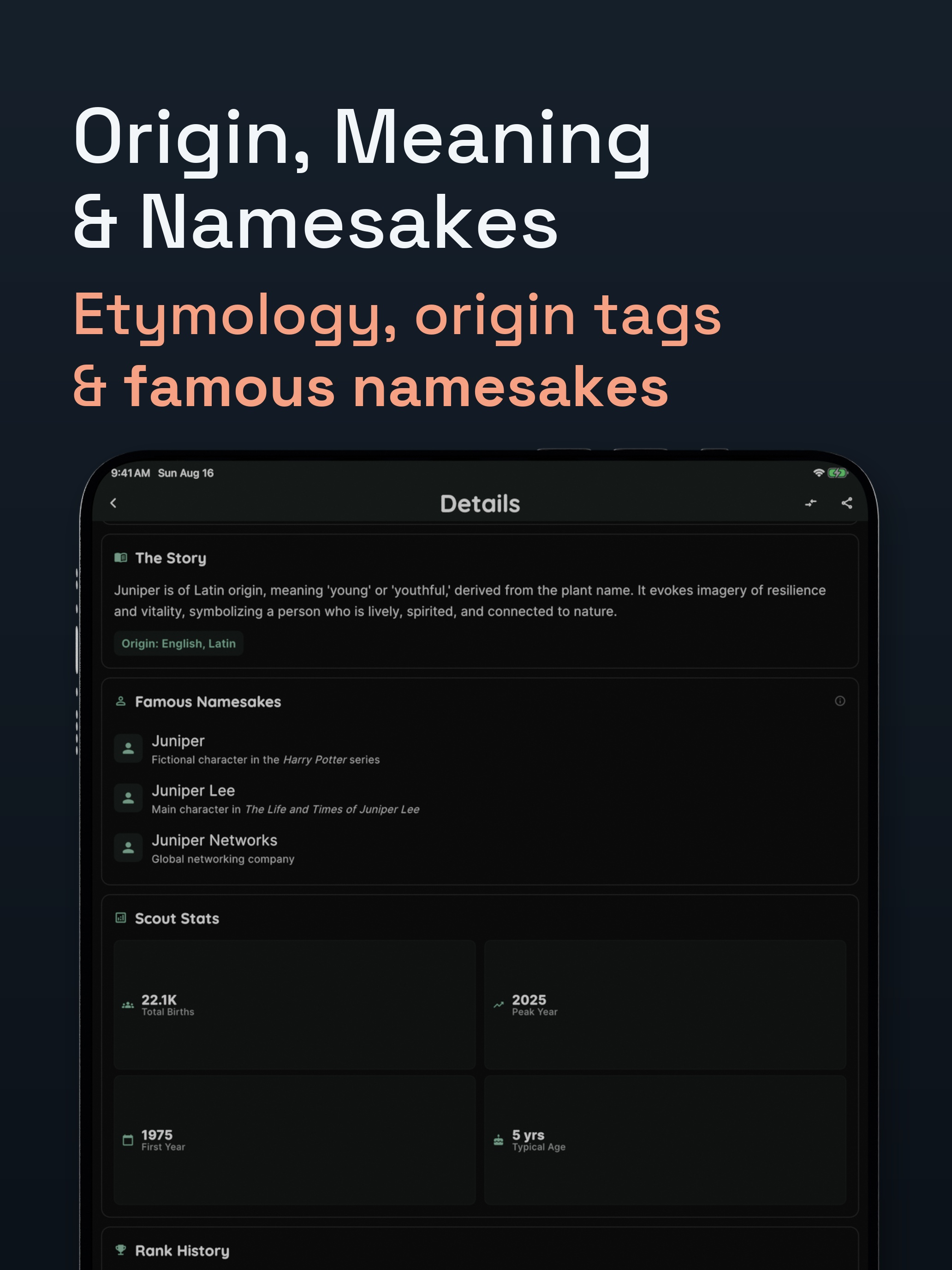 Name Scout: Baby Names for Two screenshot 14