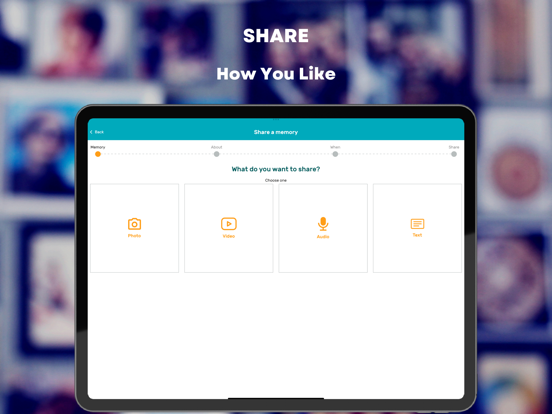 Indlovu: Family Memory Keeper iPad screenshot 4 - Social Networking app