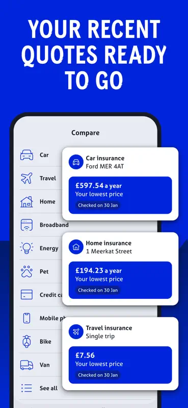 Compare the Market: Meerkat screenshot 8 of 8
