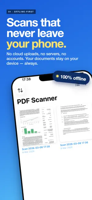 Offline PDF Scanner screenshot 1