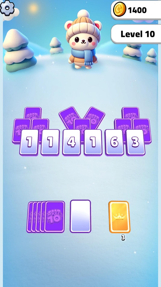 #1. Make It Ten Tripeaks (iOS) 由: Tuncay Ozbal