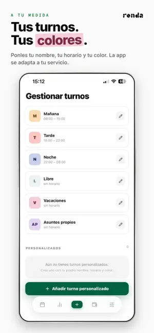 Ronda: Calendario de Turnos screenshot 2