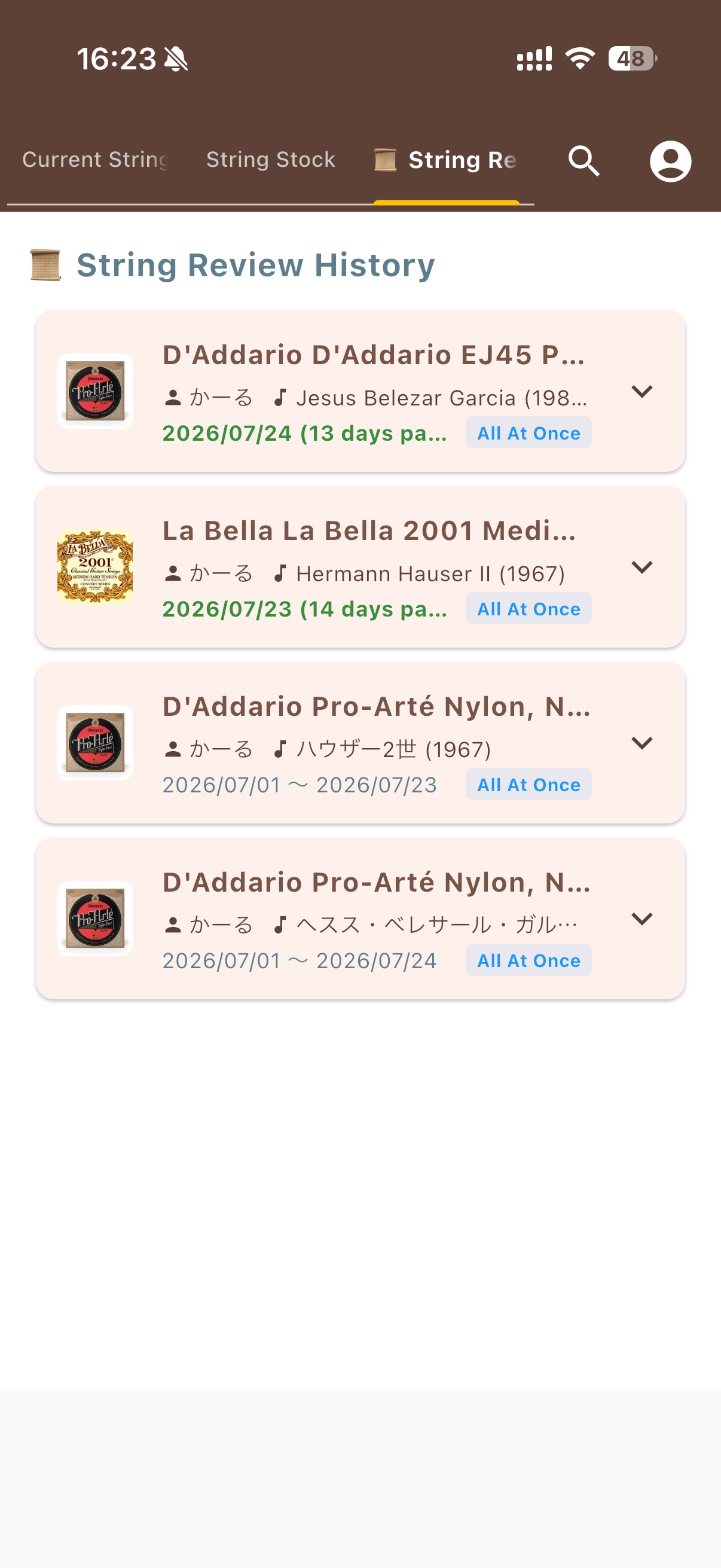 ReString Logger: Guitar App screenshot 5