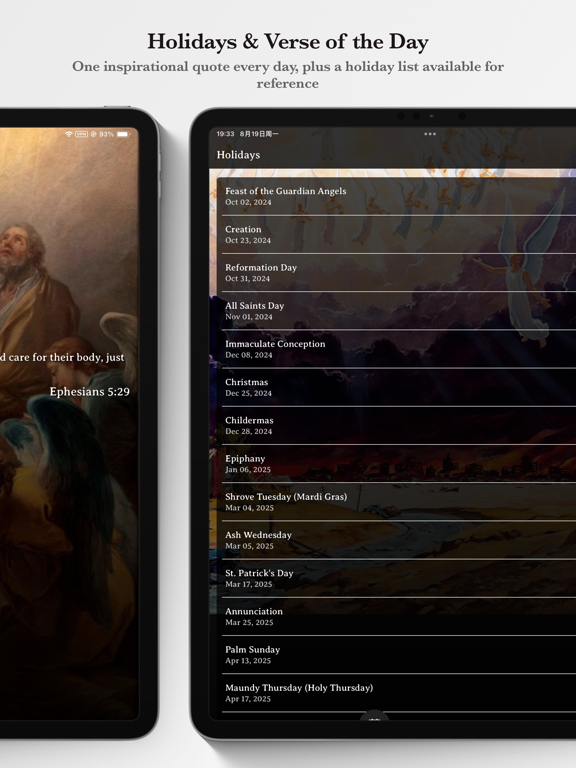 Screenshot #5 pour Bible Widget & Jesus Clock