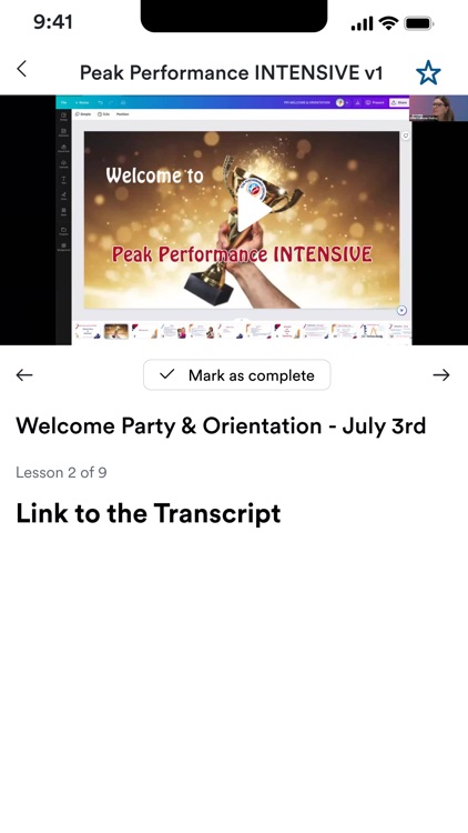 Peak Performance Coaching