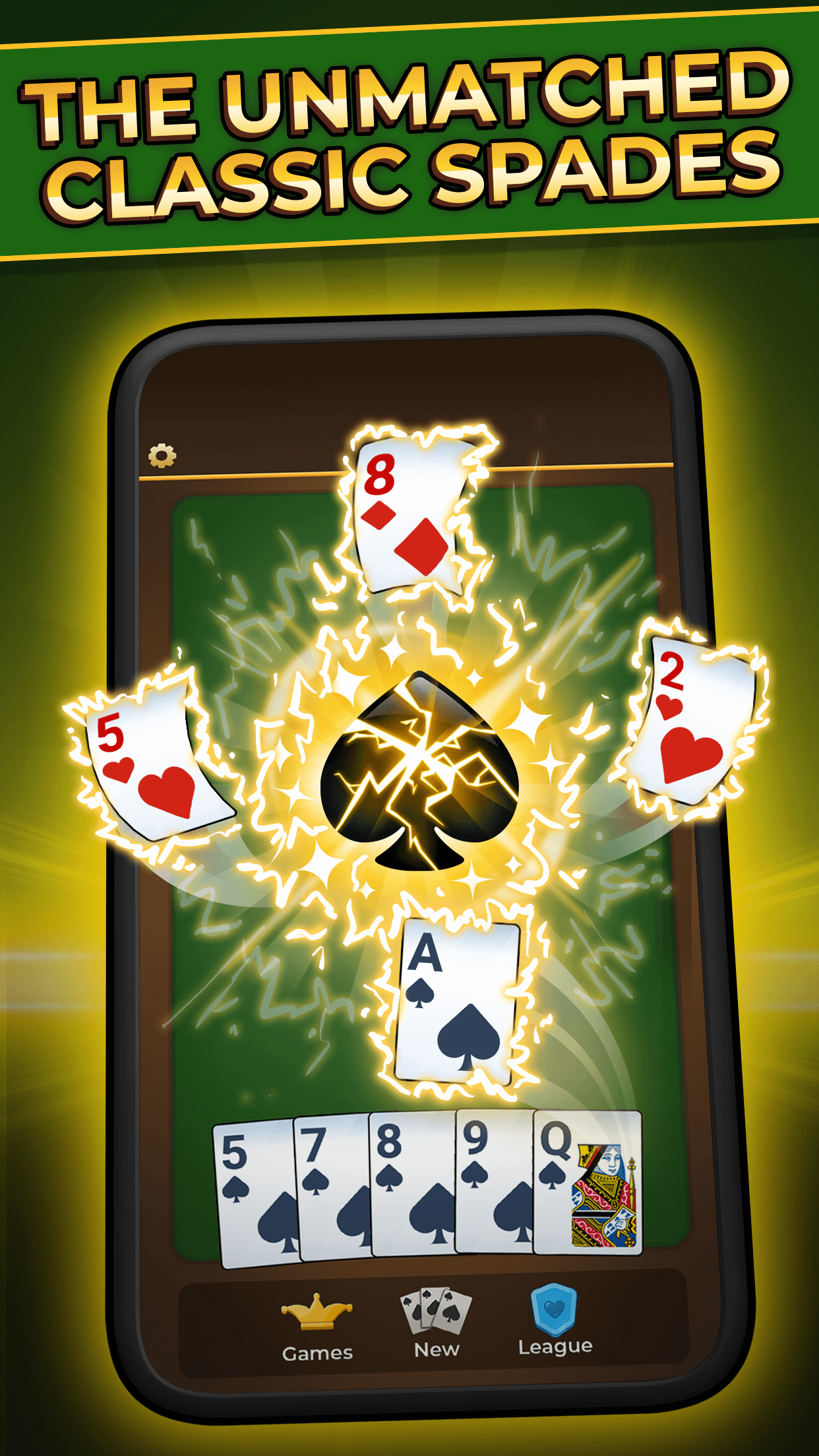 Spades For Seniors: Card Game