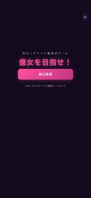 億女を目指せ！-売れっ子キャバ嬢育成ゲーム- screenshot 1