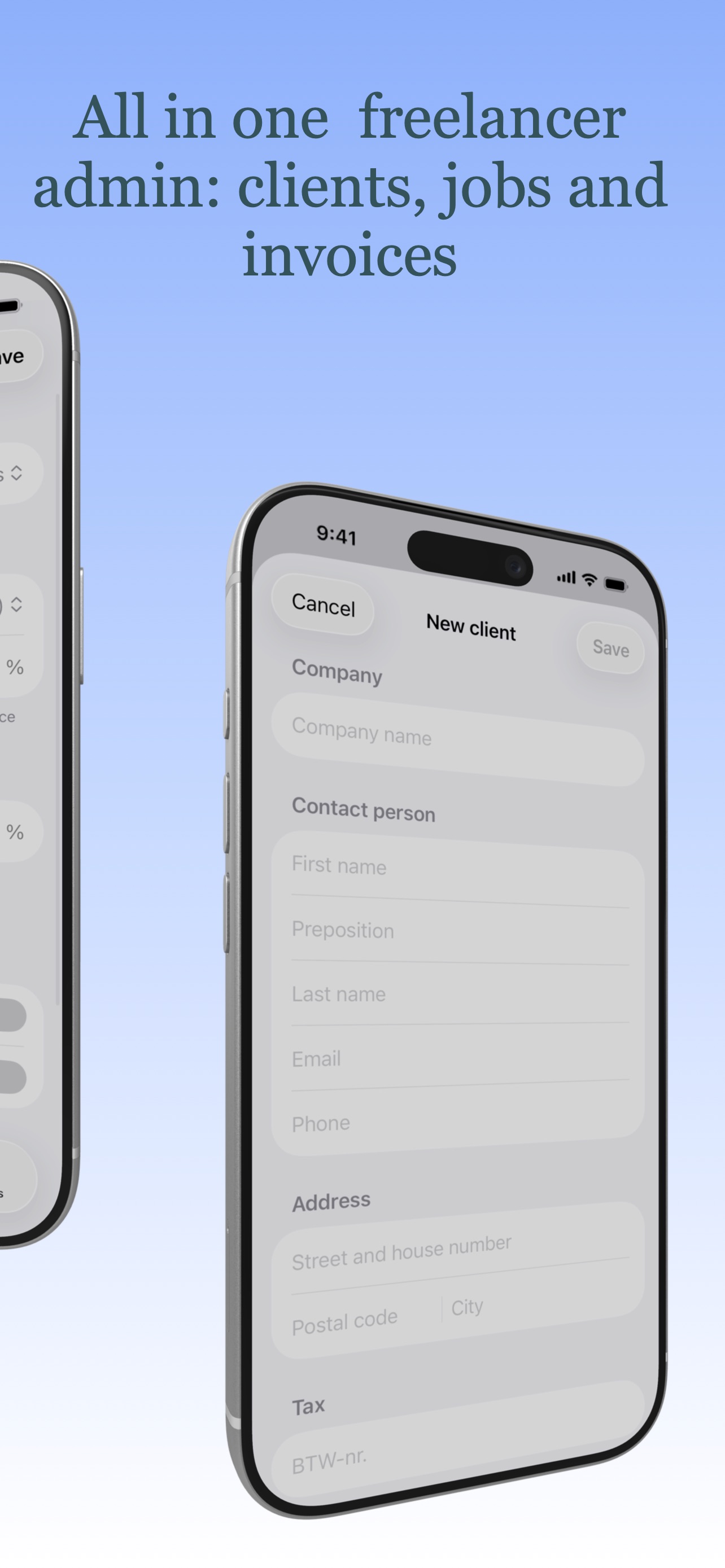 Screenshot 3 of Colibrí: freelancer admin