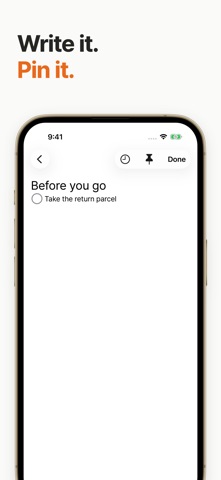 Pinote — Lock Screen Note Screenshot 2 of 5