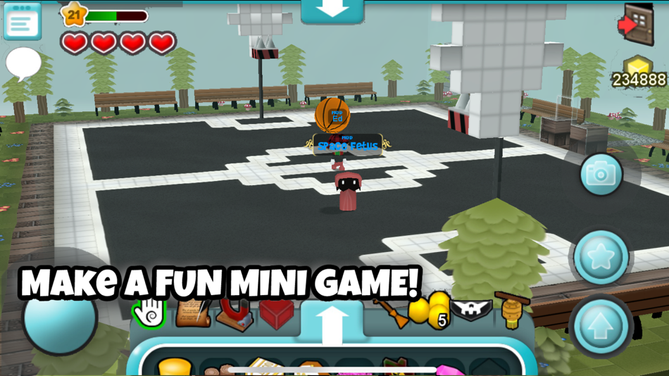 #3. Cubic Castles - Sandbox MMO (iOS) 由: Cosmic Cow
