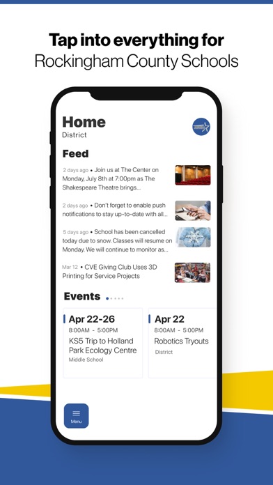 Screenshot 1 of Rockingham County Schools, NC App