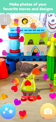 Little Friends Dance Studio AR iPhone screenshot