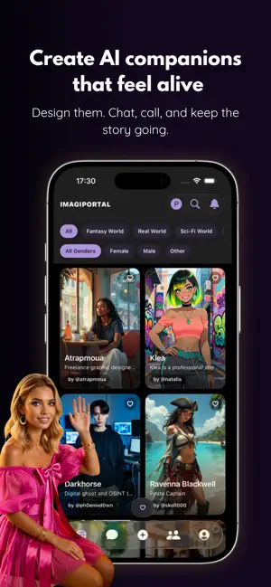 ImagiPortal: AI Companion screenshot 1