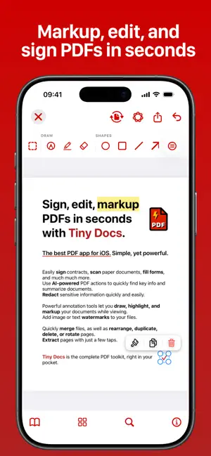 Tiny Docs: PDF Editor screenshot 1