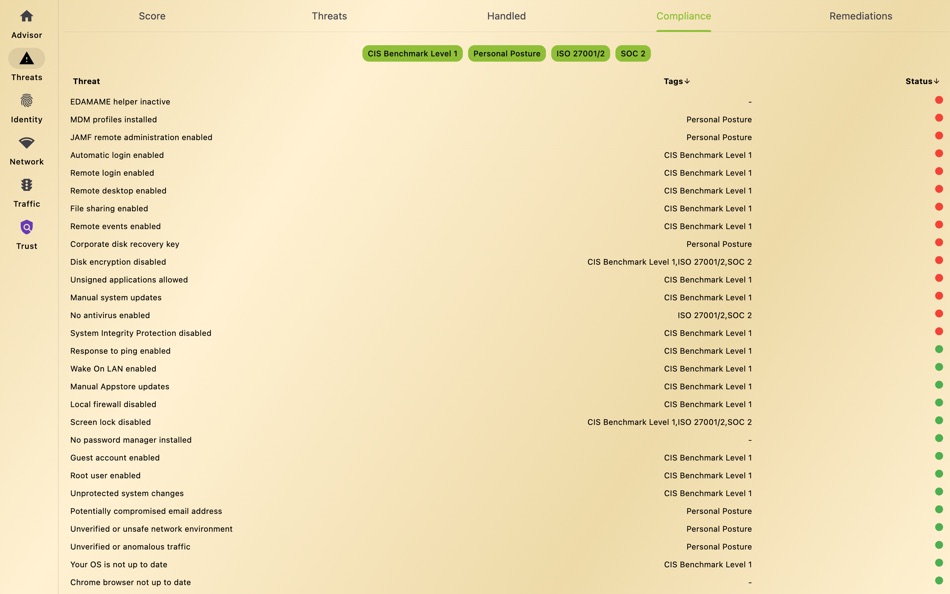 #5. EDAMAME Security (macOS) 由: Edamame Technologies