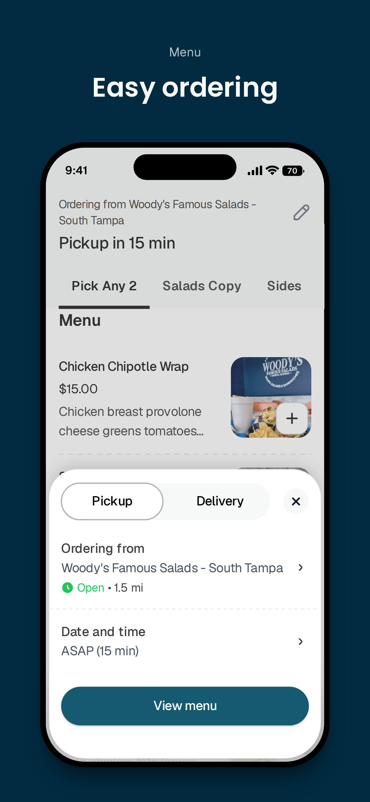 Woody's Salads To Go screenshot 3