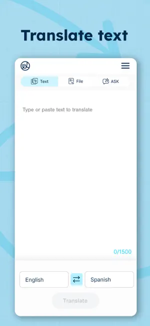 Exfluency screenshot 2