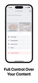 Mivory: Bookmark Manager screenshot