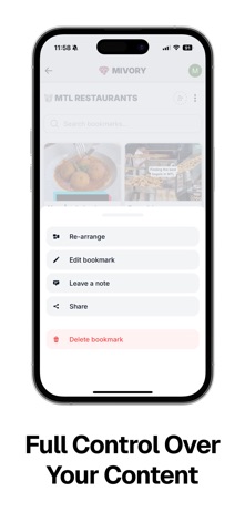 Mivory: Bookmark Manager Screenshot 4 of 5
