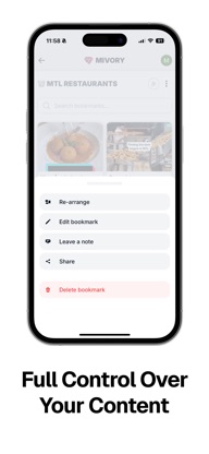 Mivory: Bookmark Manager screenshot 4