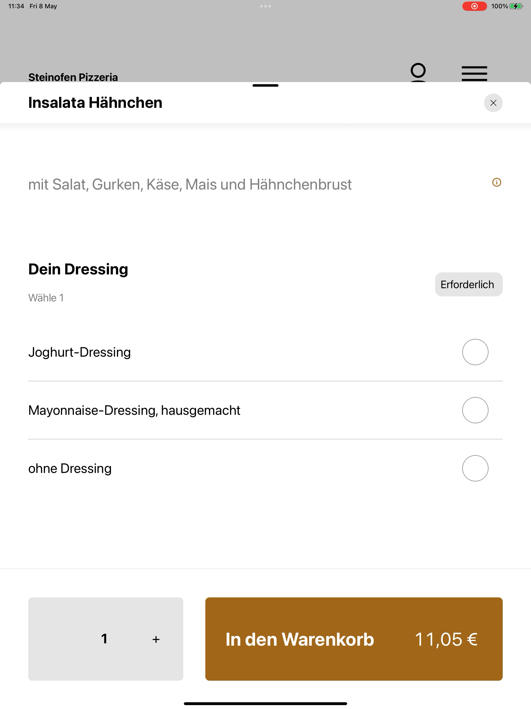 Steinofen Pizzeria screenshot 8