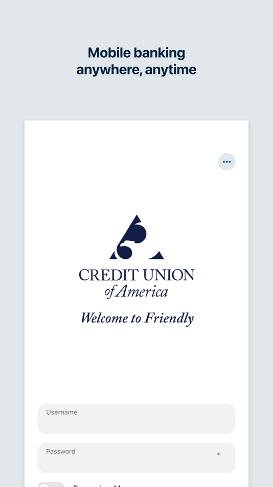 #1. Credit Union of America Mobile (iOS) di: Credit Union o America