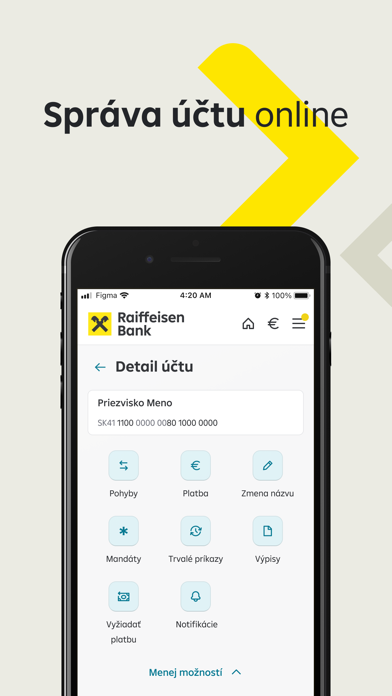 Raiffeisen Bank SK Screenshot