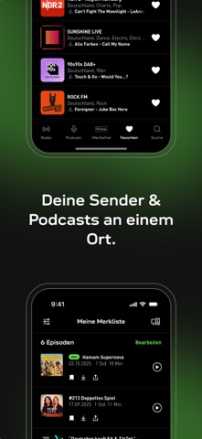 radio.de - Radio und Podcast iPhone screenshot 4