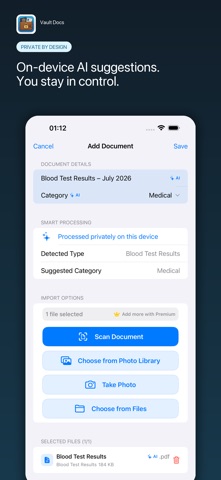 Vault Docs: Secure File Vault screenshot