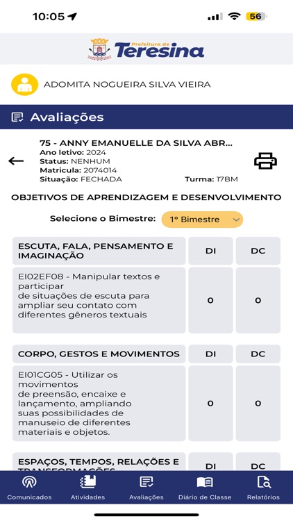 Avaliação Escolar screenshot-4