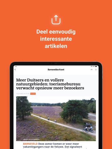 BarneveldseKrant.nl iPad screenshot