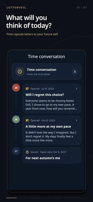 Letterveil: Future Letters screenshot 1