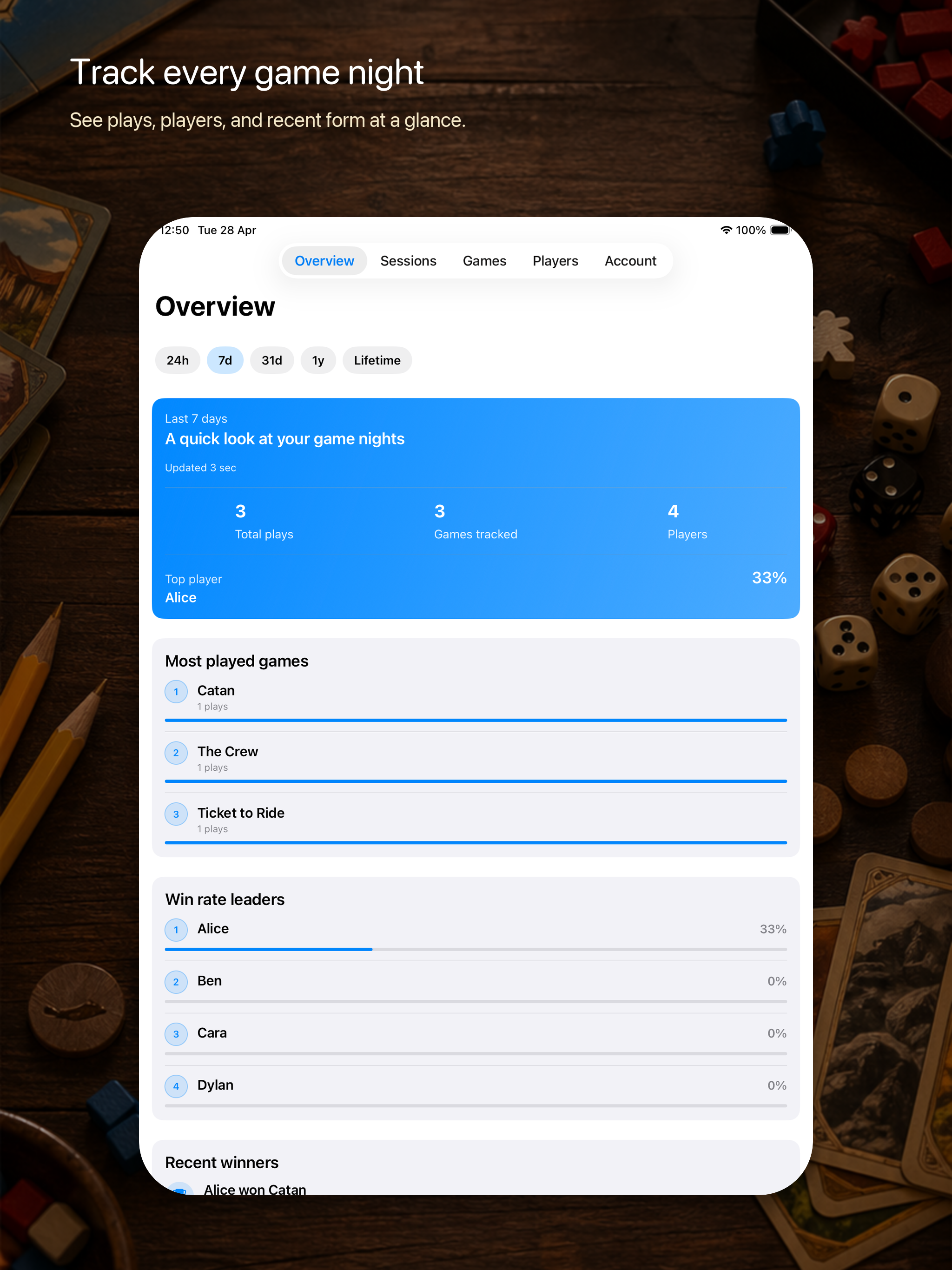 Board Game Tracker
