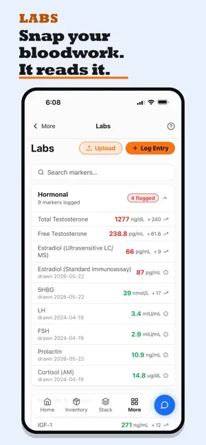 Peptide Tracker: Frontload screenshot 3