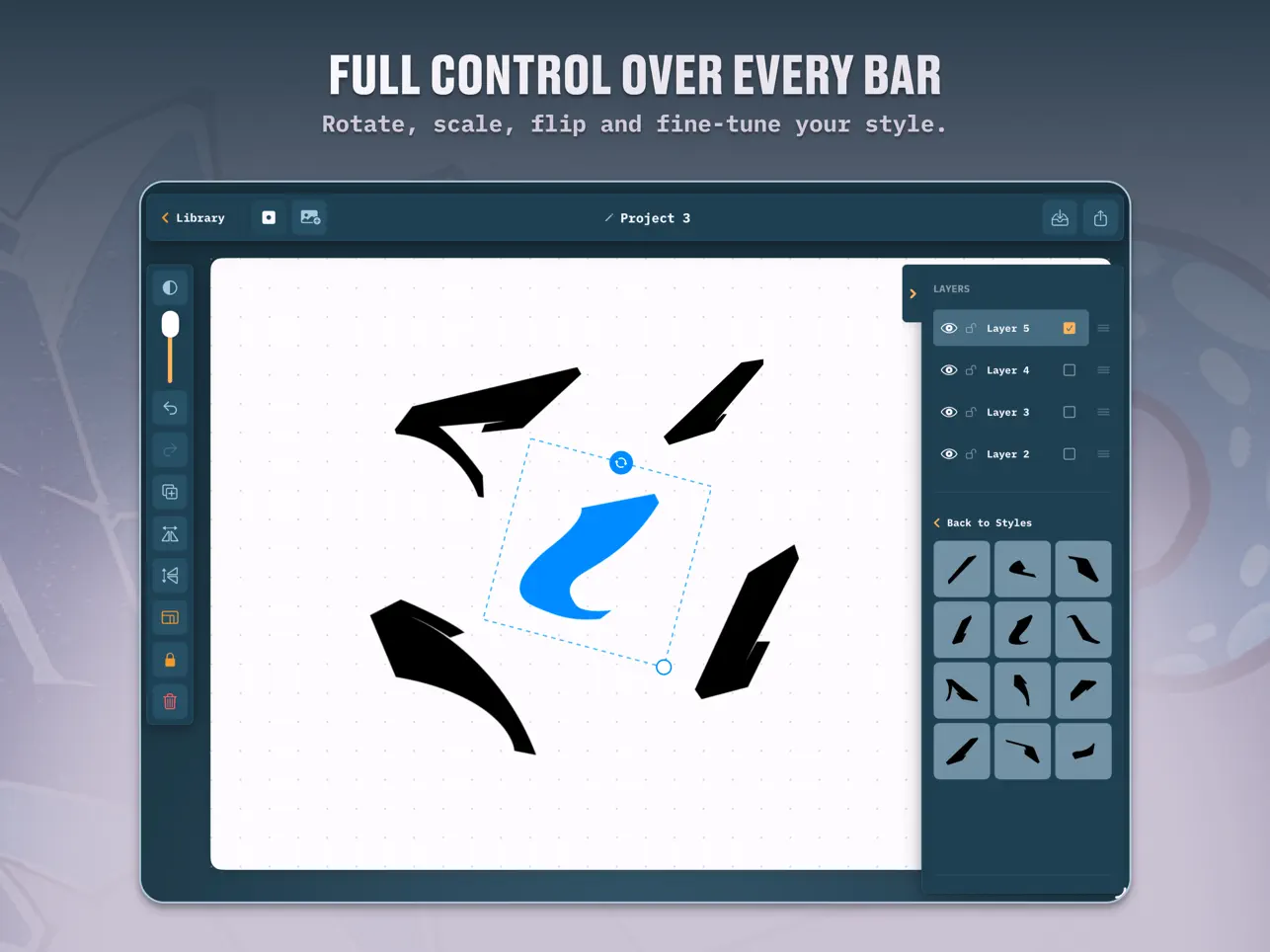 Screenshot #6 pour StyleBars - Graffiti Editor