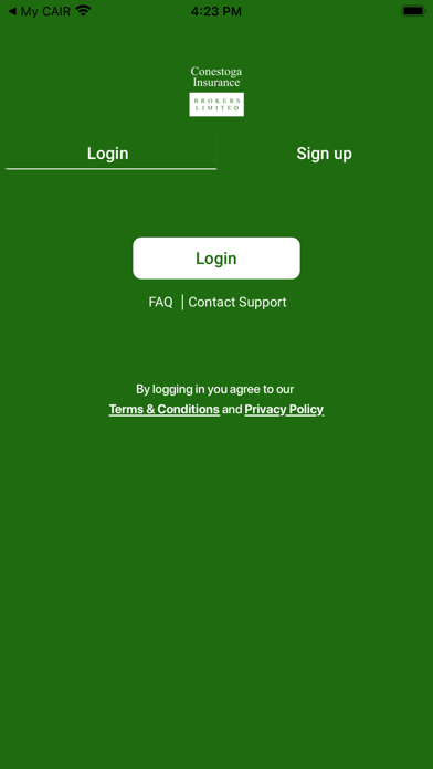 Conestoga Insurance Screenshot