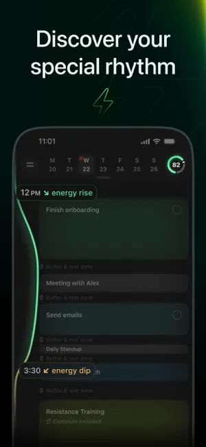 Exoplan: energy-aware calendar screenshot 2