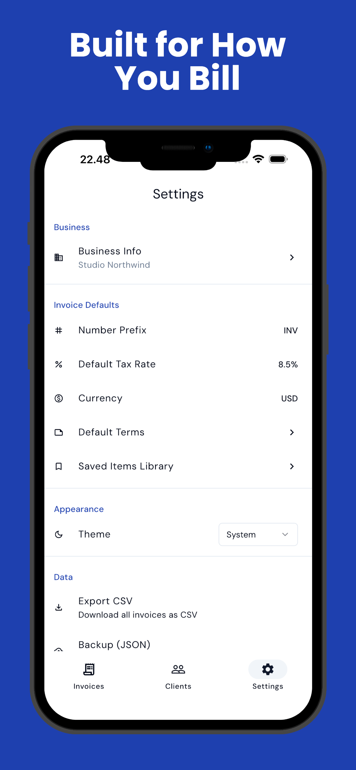Invoice Maker & Receipt: PDF screenshot 6