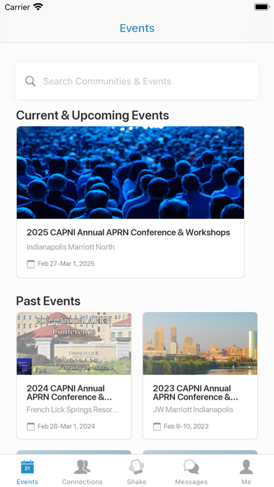CAPNI Annual Conference iPhone screenshot 2 - Business app
