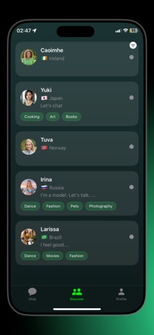 Mixture Chat screenshot