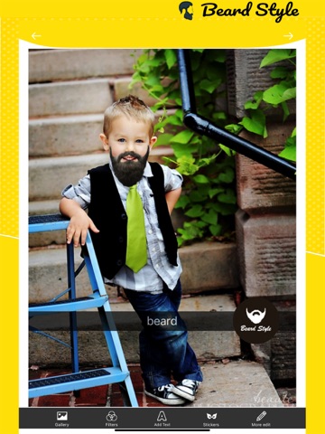 Beard Styler Cam - Beard Maker iPad screenshot