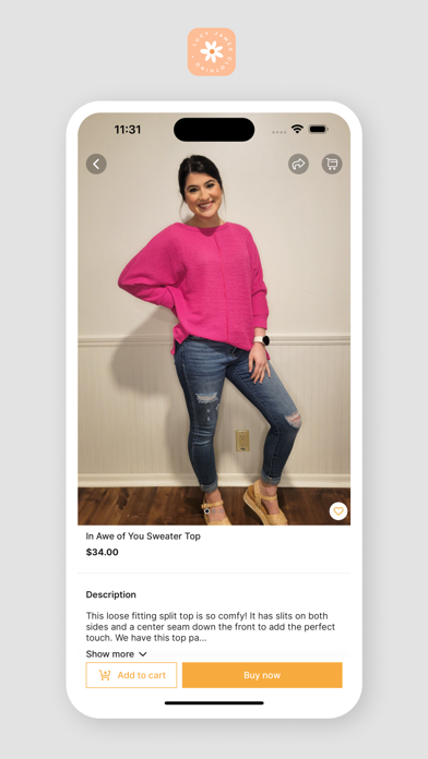 Lucy James Clothing iPhone screenshot 2 - Shopping app