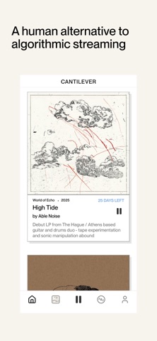 Cantilever iPhone screenshot